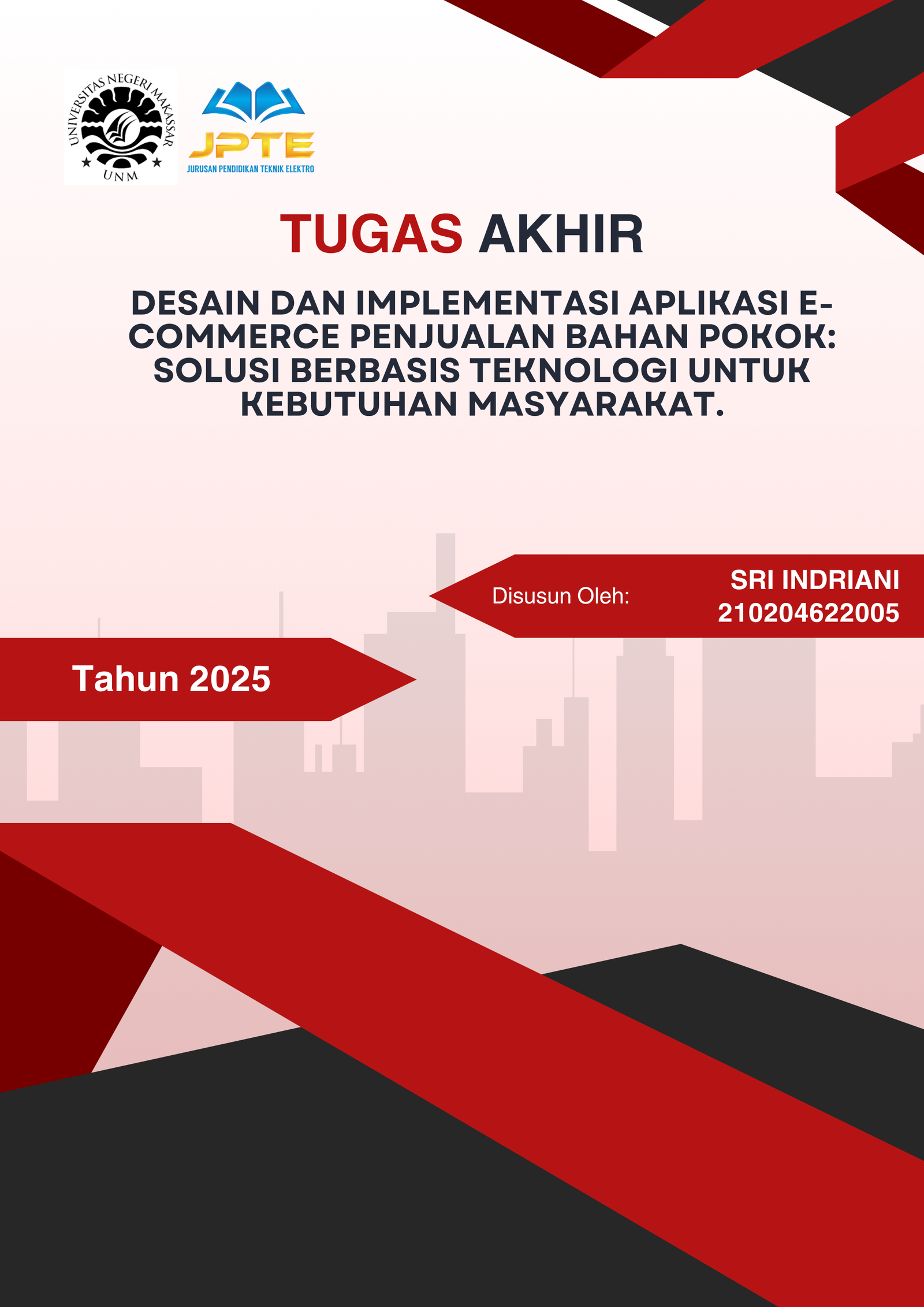 Desain dan Implementasi Aplikasi E-Commerce Penjualan Bahan Pokok: Solusi Berbasis Teknologi untuk Kebutuhan Masyarakat.