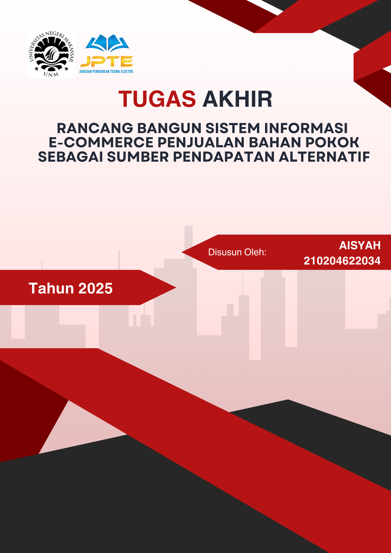 Rancang Bangun Sistem Informasi E-Commerce Penjualan Bahan Pokok sebagai Sumber Pendapatan Alternatif